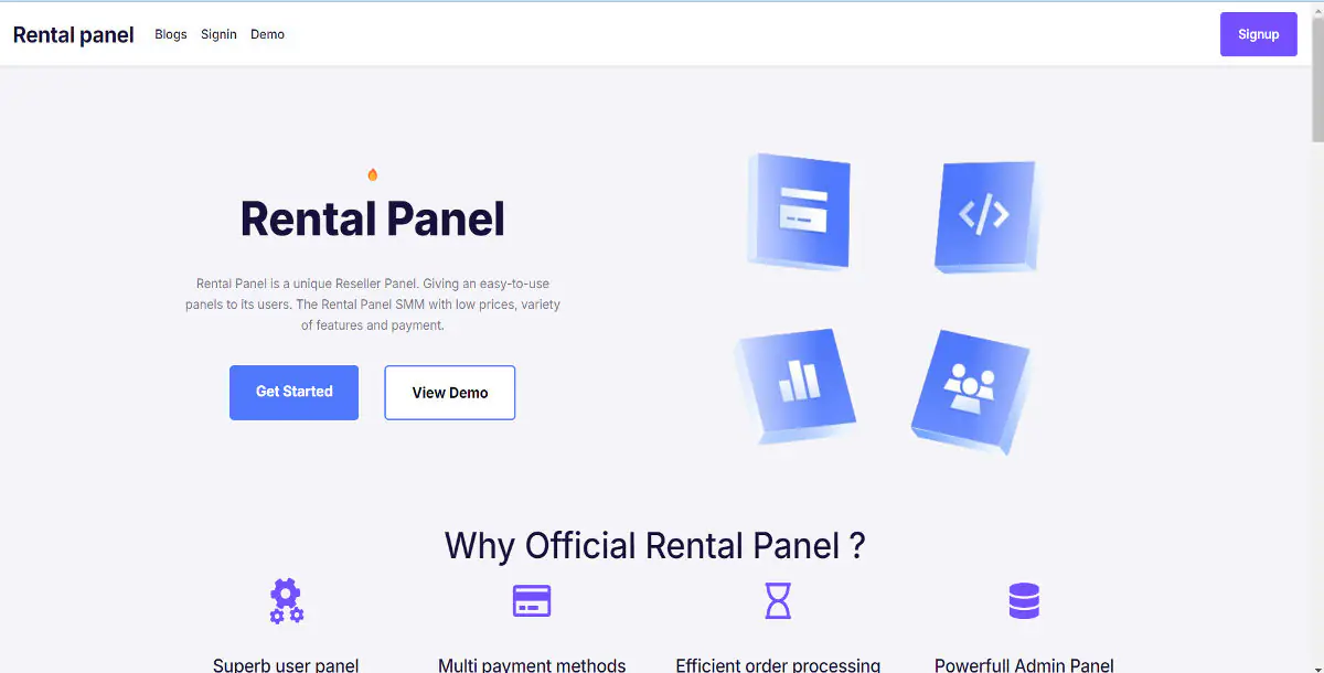 Rental Panel